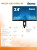 IIYAMA MONITOR 24 CALE XUB2497HSU-B1 IPS.HDMI.DP.2X2W.2XUSB(2.0).HAS(150MM). 250CD.1MS.100HZ