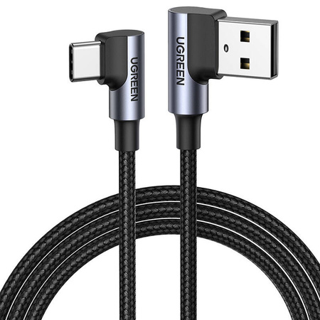 Kabel UGREEN US176 USB-A-USB-C 3m (czarny)