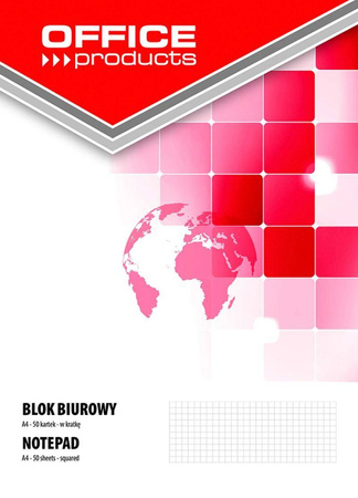 BLOK BIUROWY A4 OFFICE PRODUCTS KRATKA 50KART