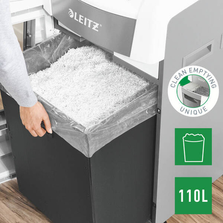 NISZCZARKA P-4 A4 LEITZ IQ OFFICE PRO 600 80170000 15 KARTEK 4X36MM 110 LITRÓW