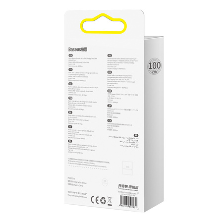 KABEL USB DO LIGHTNING BASEUS DYNAMIC, 2.4A, 1M (NIEBIESKI)