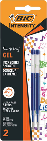WKŁAD ŻELOWY BIC INTENSITY QUICK DRY 967378 NIEBIESKI 2SZT