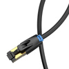 KABEL SIECIOWY CAT8 SFTP VENTION IKABH RJ45 ETHERNET 40GBPS 2M CZARNY