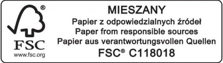 NOTES Z ORGANIZEREM 165X230MM DONAU LIFE RÓŻOWY 80 KART