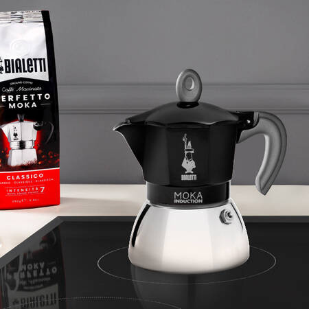 KAWIARKA BIALETTI NEW MOKA INDUCTION 2TZ CZARNA