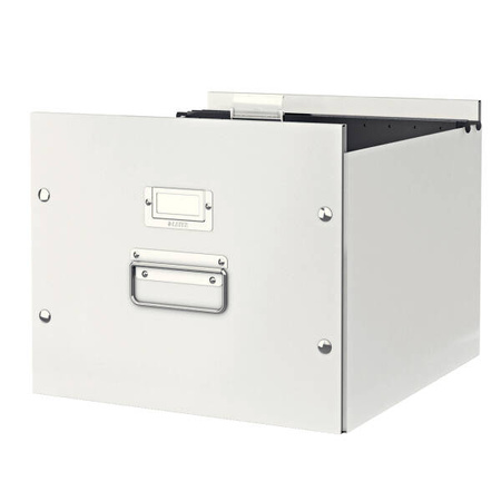 PUDŁO SKŁADANE 357X367X285MM LEITZ CLICK & STORE WOW NA TECZKI ZAWIESZANE 60460001 BIAŁY
