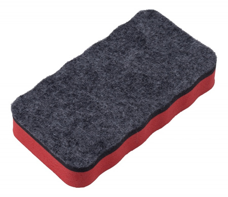 GĄBKA DO TABLIC MAGNETYCZNA 110X57X20MM OFFICE PRODUCTS CZERWONA