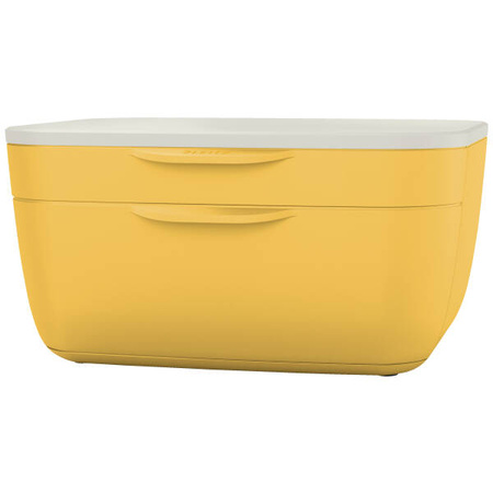 POJEMNIK Z SZUFLADAMI 251X275X143MM LEITZ COSY 53570019 CIEPŁY ŻÓŁTY 2 SZUFLADY