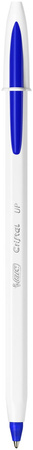 DŁUGOPIS BIC CRISTAL UP 949879 NIEBIESKI 1.2MM BIAŁA OBUDOWA