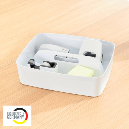 ORGANIZER 307X375X101MM LEITZ MYBOX Z UCHWYTEM Z UCHWYTEM 53220001 BIAŁY