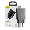 Ładowarka sieciowa BASEUS Speed Mini Quick Charger 20W USB-C (czarna)