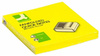 KARTECZKI SAMOPRZYLEPNE 76X76MM Q-CONNECT BRILLIANT Z-NOTES NEONOWE ŻÓŁTE 100KART