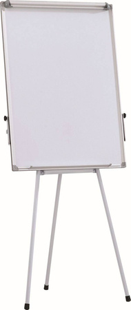 FLIPCHART NA TRÓJNOGU SUCHOŚCIERALNY MAGNETYCZNY Z WYCIĄGANYMI RAMIONAMI 70X100CM OFFICE PRODUCTS RAMA ALUMINIOWA