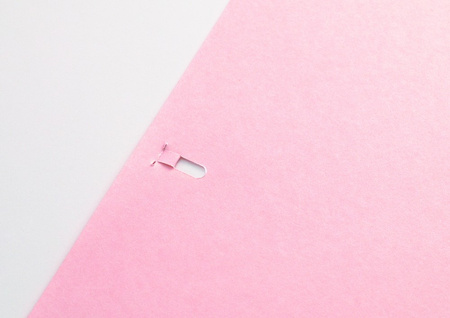 ZSZYWACZ PLUS STAPLE-FREE SL106-AB RÓŻOWY 5 KART