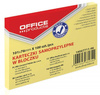 KARTECZKI SAMOPRZYLEPNE 101X76MM OFFICE PRODUCTS PASTELOWE JASNO ŻÓŁTE 100KART