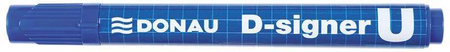 MARKER PERMANENTNY DONAU D-SIGNER U NIEBIESKI OKRĄGŁY 2-4MM