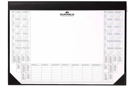 PODKŁAD 590X420MM Z KALENDARZEM ROK 2024-2025 I NOTESEM DURABLE 729101