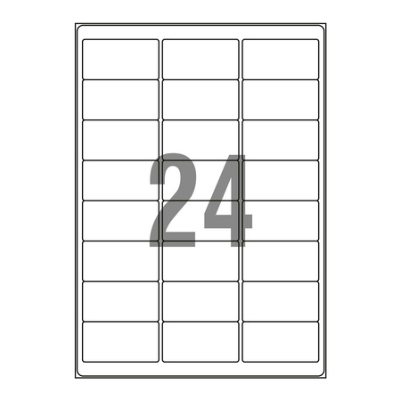 ETYKIETY SAMOPRZYLEPNE 64X33.8MM EMERSON 005 QCT BIAŁE 25ARK*24SZT