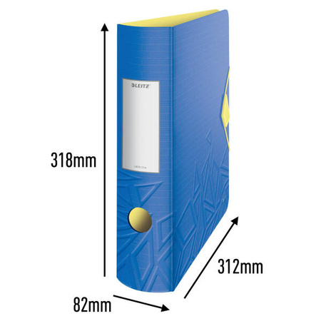 SEGREGATOR A4 LEITZ 180° ACTIVE URBAN CHIC 82 MM 11160032 NIEBIESKI