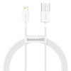Kabel USB do Lightning Baseus Superior Series, 2.4A, 1m (biały)