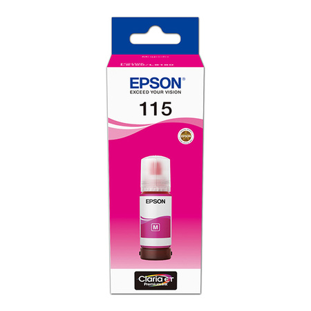 EPSON 115 ORYGINALNY INK / TUSZ C13T07D34A, MAGENTA, EPSON ECOTANK L8160, L8180