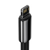 Kabel BASEUS Tungsten Gold USB-A-Lightning 2m (czarny)