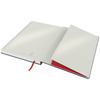 NOTATNIK B5 LEITZ COSY SOFT TOUCH 44820089 AKSAMITNY SZARY W KRATKĘ TWARDA OPRAWA 96 KARTEK