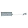 Hub USB-C do HDMI, 3x USB 3.0, SD, TF, PD Vention TOPHB 0,15m Szary