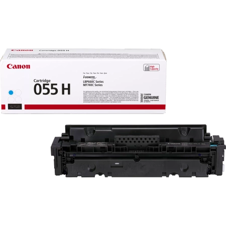 CANON ORYGINALNY TONER 055CH, CYAN, 5900S, 3019C002, HIGH CAPACITY, CANON MF742CDW, MF744CDW, MF746CX, LBP663CDW, LBP664CX, O
