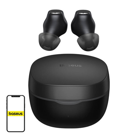Słuchawki TWS Baseus Bowie WM01 (czarne)