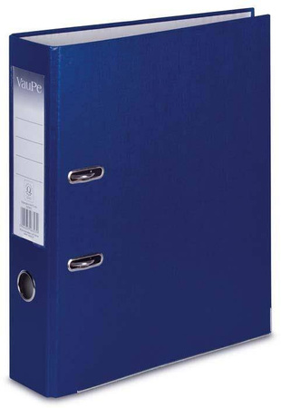 SEGREGATOR A4 TEKTURA VAUPE BIZNES 75MM 063/22 GRANATOWY DŹWIGNIOWY