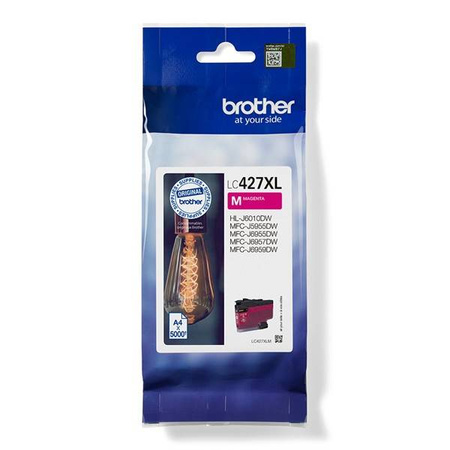 BROTHER ORYGINALNY INK / TUSZ LC-427XLM, MAGENTA, 5000S, BROTHER MFC-J5955DW, MFC-J6955DW