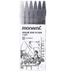 CIENKOPIS MONAMI PEN 3000 160-2432 6 ODC. SZAROŚCI 0.4MM 6SZT