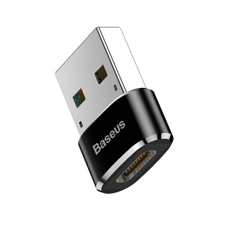 ADAPTER USB-C DO USB-A BASEUS 3A (CZARNY)