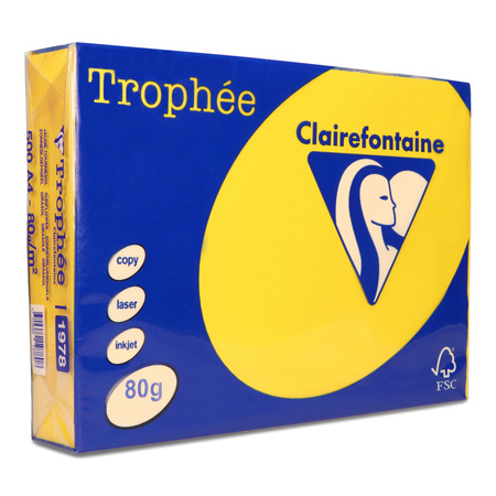 PAPIER KSERO KOLOR A4 TROPHEE SŁONECZNIKOWY 80G 500 ARK