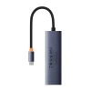 Hub 4w1 Baseus UltraJoy USB-C do USB 3.0 (szary)