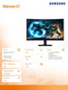 SAMSUNG MONITOR ODYSSEY G7 37 CALI  LS37FG750EUXEN