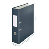 SEGREGATOR A4 LEITZ 180° COSY SOFT TOUCH 80 MM 10610089 AKSAMITNY SZARY