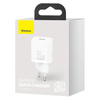 ŁADOWARKA SIECIOWA BASEUS SUPER SI QUICK CHARGER 1C 30W (BIAŁA)