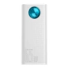 Powerbank Baseus Amblight 30000mAh, 4xUSB, USB-C, 65W (biały)