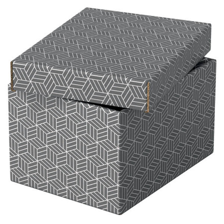 PUDŁO ARCHIWIZACYJNE 200X150X255MM ESSELTE 628281 SZARY 3SZT