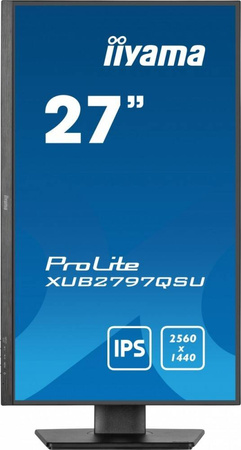 IIYAMA MONITOR 27 CALI XUB2797QSU-B1 IPS,HDMI,DP,100HZ,QHD,HAS(150MM),1MS, 2XUSB(3.2),2X2W,ADAPTIVE SYNC,FLICKERFREE