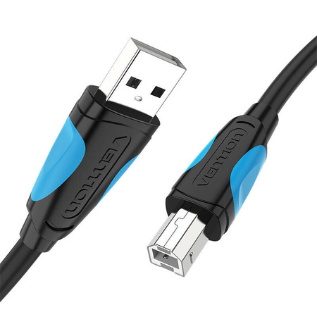 KABEL DO DRUKARKI USB 2.0 A DO USB-B VENTION VAS-A16-B150 1,5M CZARNY