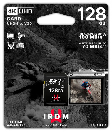 GOODRAM KARTA PAMIĘCI SD IRDM 128GB UHS-I U3