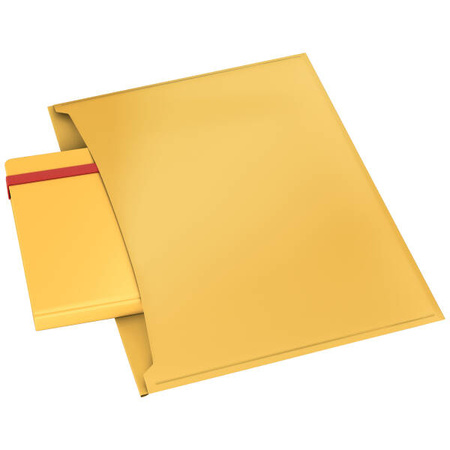 TECZKA KOPERTOWA A4 LEITZ COSY 47090019 CIEPŁY ŻÓŁTY PP 2 PRZEGRÓDKI 3SZT