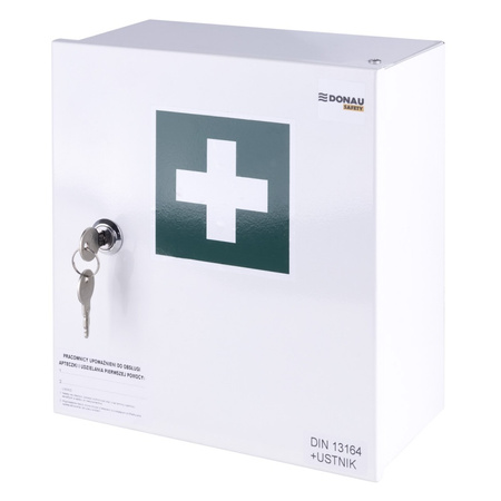 APTECZKA PRZEMYSŁOWA DONAU SAFETY "20" +A BIAŁA METALOWA SZAFKA