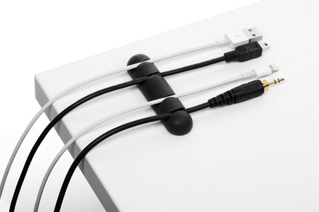 KLIPS NA KABEL SAMOPRZYLEPNY DURABLE CAVOLINE CLIP MIX 504137 GRAFITOWY 7 SZTUK