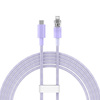Kabel szybko ładujący Baseus USB-C do Lightning Explorer Series 2m, 20W (fioletowy)