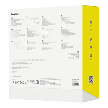 Słuchawki bezprzewodowe Bluetooth 5.2 Baseus Bowie H1 PRO (biały)