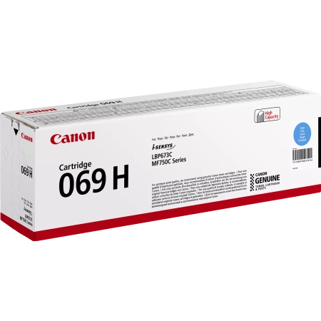 CANON ORYGINALNY TONER 069CH, CYAN, 5500S, 5097C002, HIGH CAPACITY, CANON MF752CDW, 754CDW, LBP673CDW, O